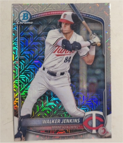 2025 Bowman Chrome #BCP-1 Walker Jenkins — front