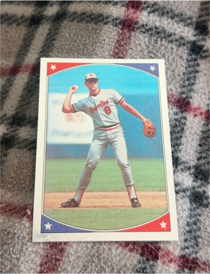 1987 Topps Stickers #151 Cal Ripken Jr — front