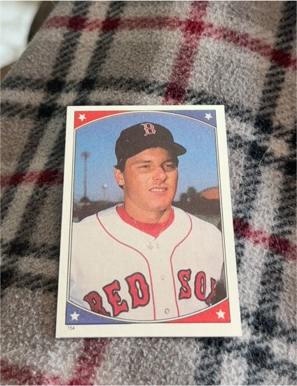 1987 Topps Stickers #154 Roger Clemens — front