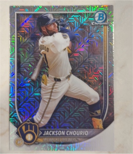 2025 Bowman Chrome #11 Jackson Chourio — front