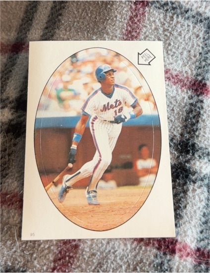1986 Topps #95 Darryl Strawberry — front