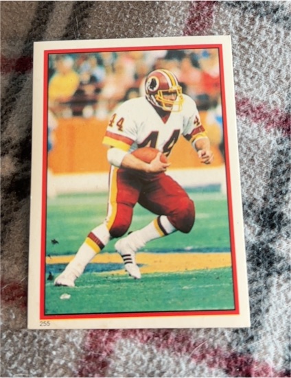 1985 Topps #255 John Riggins — front