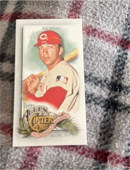 2022 Topps Allen & Ginter Mini #38 Johnny Bench — front