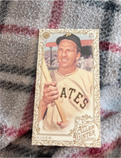 2019 Topps Allen & Ginter Mini #88 Ralph Kiner — front