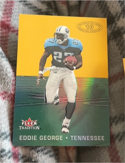 2000 Fleer Tradition The Whole Ten Yards #14 Eddie George — front