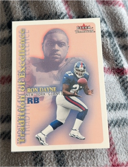 2000 Fleer Tradition of Excellence #5 Ron Dayne — front