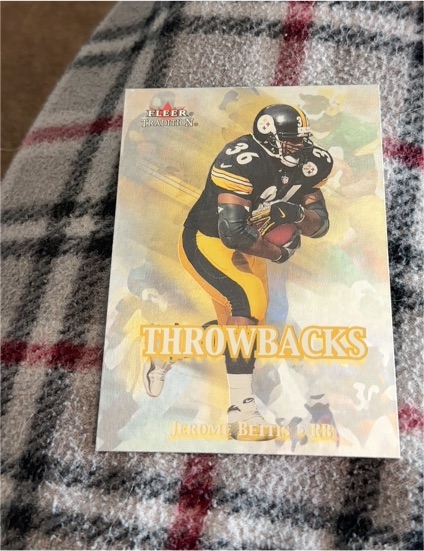 2000 Fleer Tradition Throwbacks #8T Jerome Bettis — front