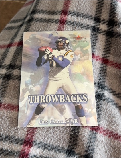 2000 Fleer Tradition #20 Cris Carter Throwbacks — front