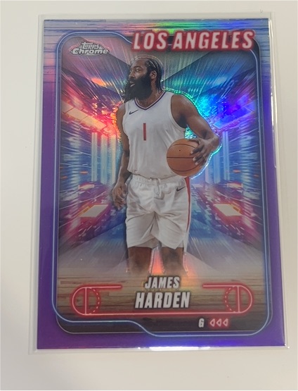 2024-25 Topps Chrome #198 James Harden — front