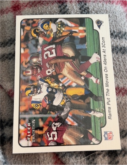 2000 Fleer Tradition #390 Marshall Faulk — front