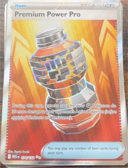 2025 Pokemon TCG Mega Evolution #174 Premium Power Pro — front