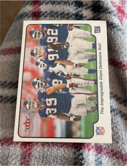 2000 Fleer Tradition #385 Defense New York Giants — front