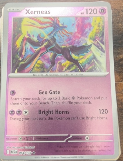2025 Pokémon ME01: Mega Evolution #064 Xerneas — front