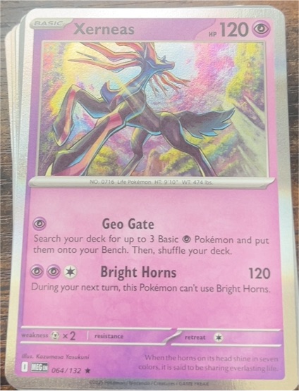 2025 Pokémon TCG ME01: Mega Evolution #064 Xerneas — front