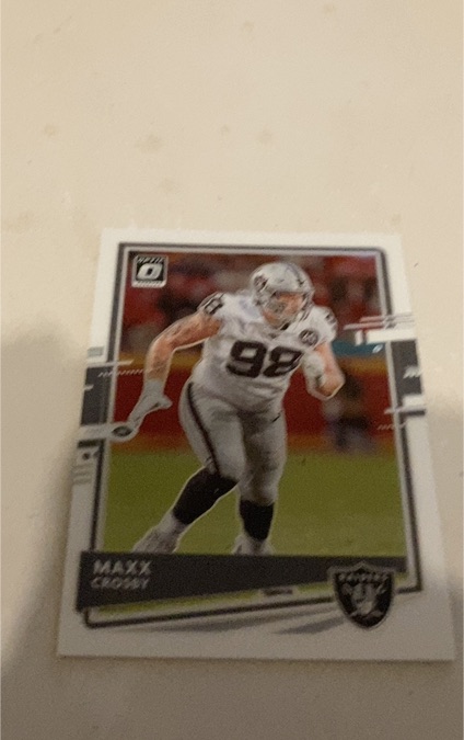2024 Panini Donruss Optic Maxx Crosby — front