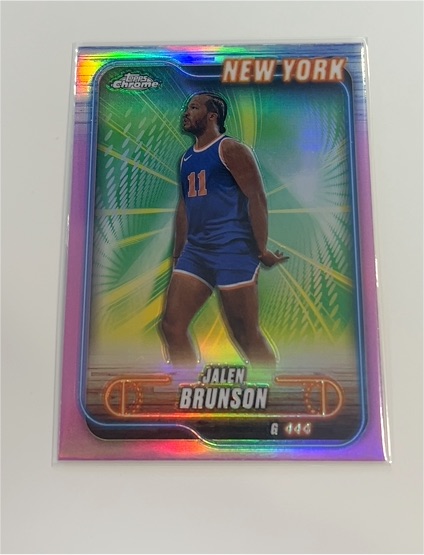 2024-25 Topps Chrome #47 Jalen Brunson — front