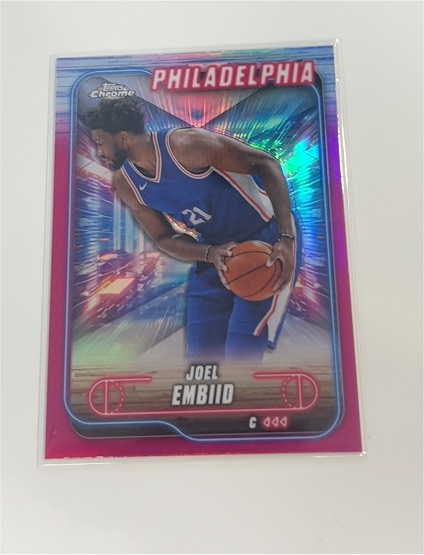 2024-25 Topps Chrome #10 Joel Embiid — front