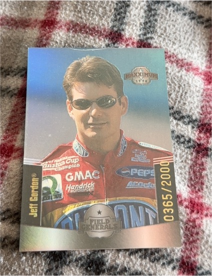 1998 Maxximum Field Generals #Jeff Gordon — front