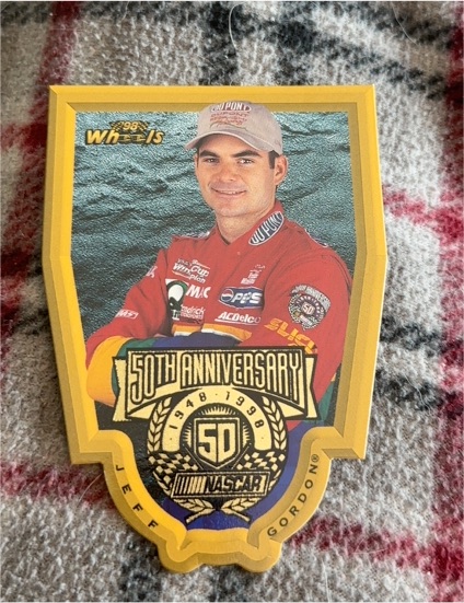 1998 Wheels 50th Anniversary Die-Cuts #A5 Jeff Gordon — front