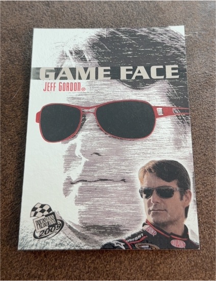 2009 Press Pass Game Face #GF2 Jeff Gordon — front