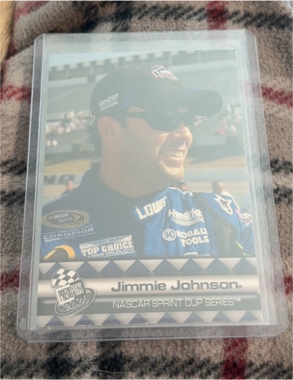 2009 Press Pass NASCAR Sprint Cup Series Jimmie Johnson — front