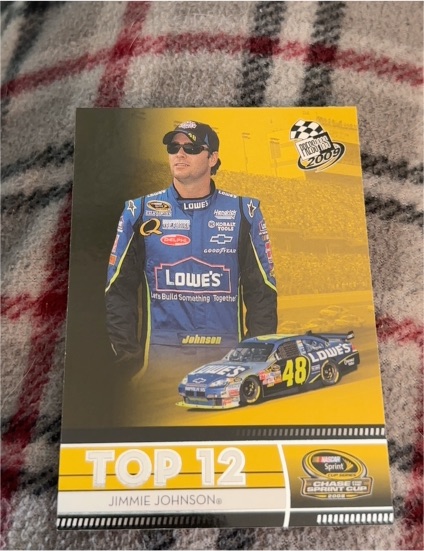 2009 Press Pass #109 Jimmie Johnson — front