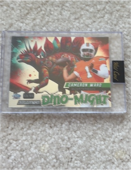 2024 Wild Card Dino-Might #DMTRX1-CW Cameron Ward — front