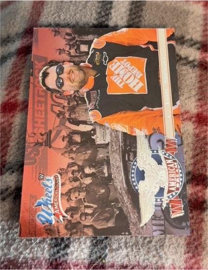 2001 Press Pass #W1 Tony Stewart — front