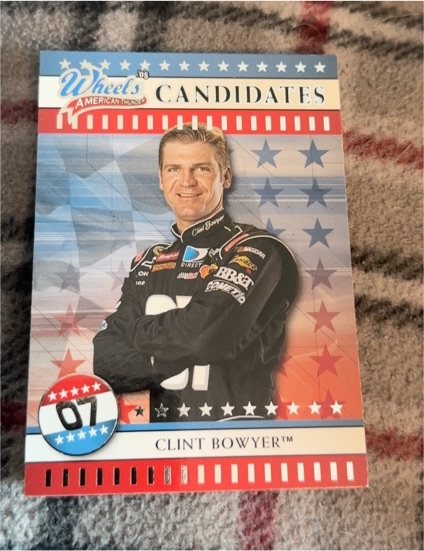 2008 Wheels American Thunder Candidates #01 Clint Bowyer — front