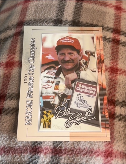 2001 Press Pass VIP #DE6 Dale Earnhardt 1991 NASCAR Winston Cup Champion — front