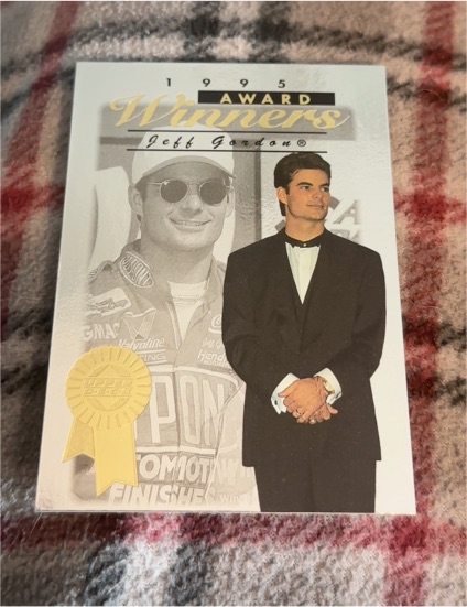 1996 Upper Deck Road to the Cup #RC124 Jeff Gordon — front