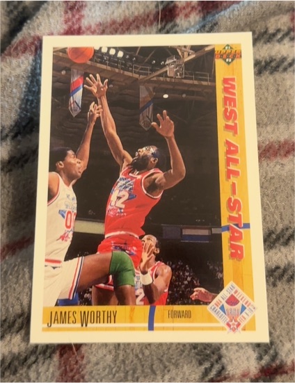 1991-92 Upper Deck #49 James Worthy — front