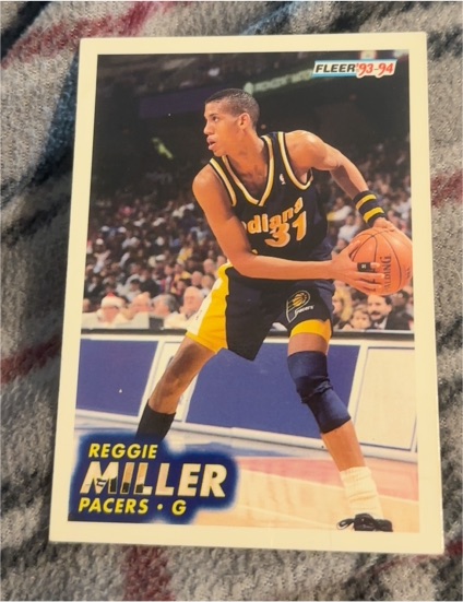 1993-94 Fleer #85 Reggie Miller — front