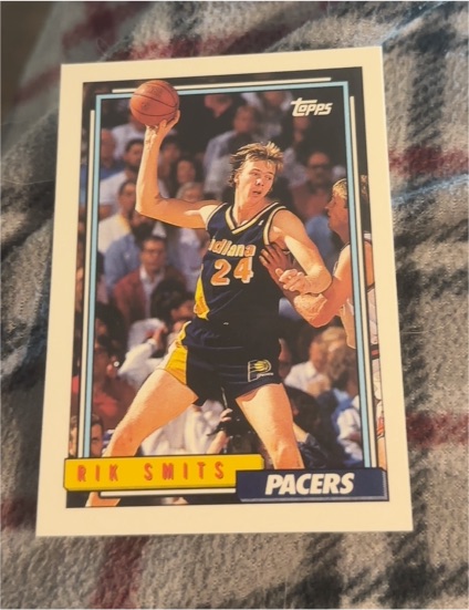 1992-93 Topps #140 Rik Smits — front