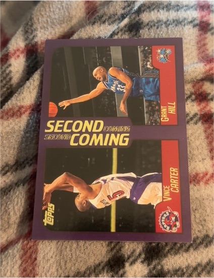 2000-01 Topps #293 Vince Carter / Grant Hill — front