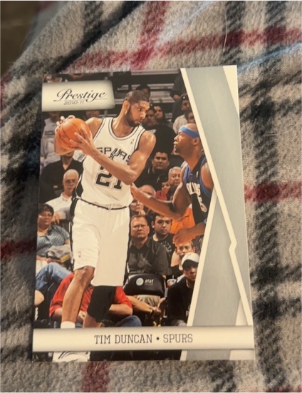 2010-11 Panini Prestige #107 Tim Duncan — front