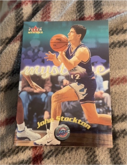 2000-01 Fleer Mystique #81 John Stockton — front