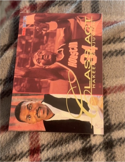 1995 Skybox Class Act #241 Hakeem Olajuwon — front