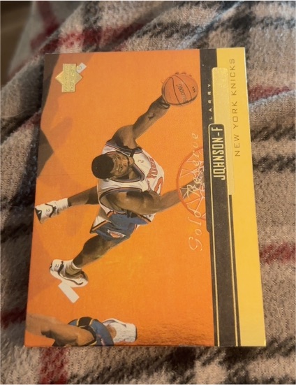 1999 Upper Deck #F Larry Johnson — front