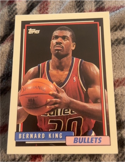 1992-93 Topps #11 Bernard King — front