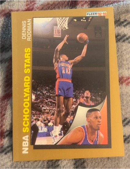 1992-93 Fleer #261 Dennis Rodman — front