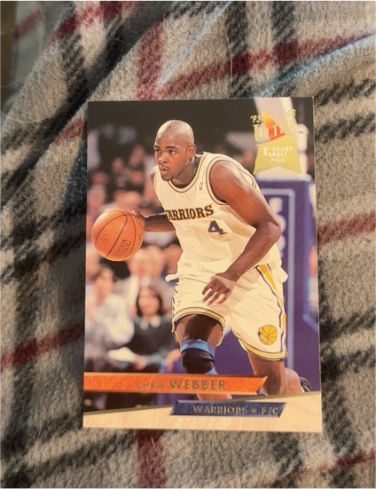 1993-94 Fleer Ultra #252 Chris Webber — front