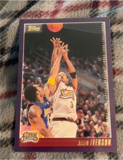 2000-01 Topps #165 Allen Iverson — front