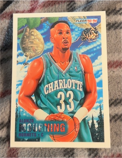 1993-94 Fleer #234 Alonzo Mourning — front