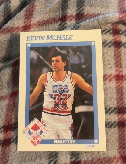 1991-92 NBA Hoops #255 Kevin McHale Boston Celtics All Star Game — front