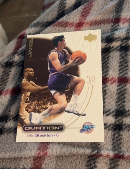 2000-01 Upper Deck Ovation #56 John Stockton — front