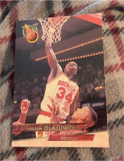 1993-94 Fleer Ultra #76 Hakeem Olajuwon — front