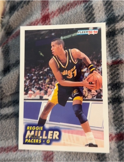 1993-94 Fleer #85 Reggie Miller — front
