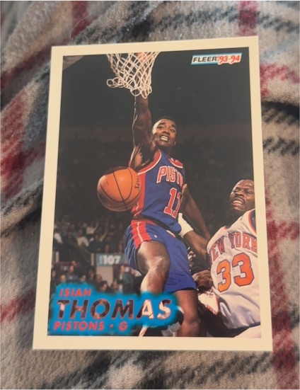1993-94 Fleer #65 Isiah Thomas — front