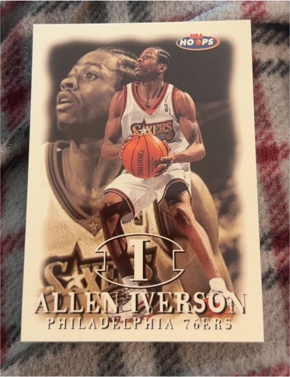 1998-99 NBA Hoops #70 Allen Iverson — front